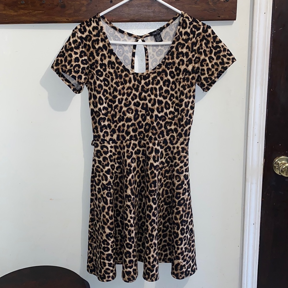 Leopard print dress